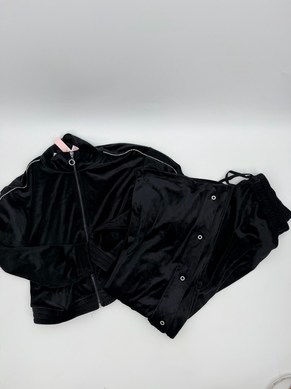 Victoria’s Secret Velour Tracksuit Set NWT Black S